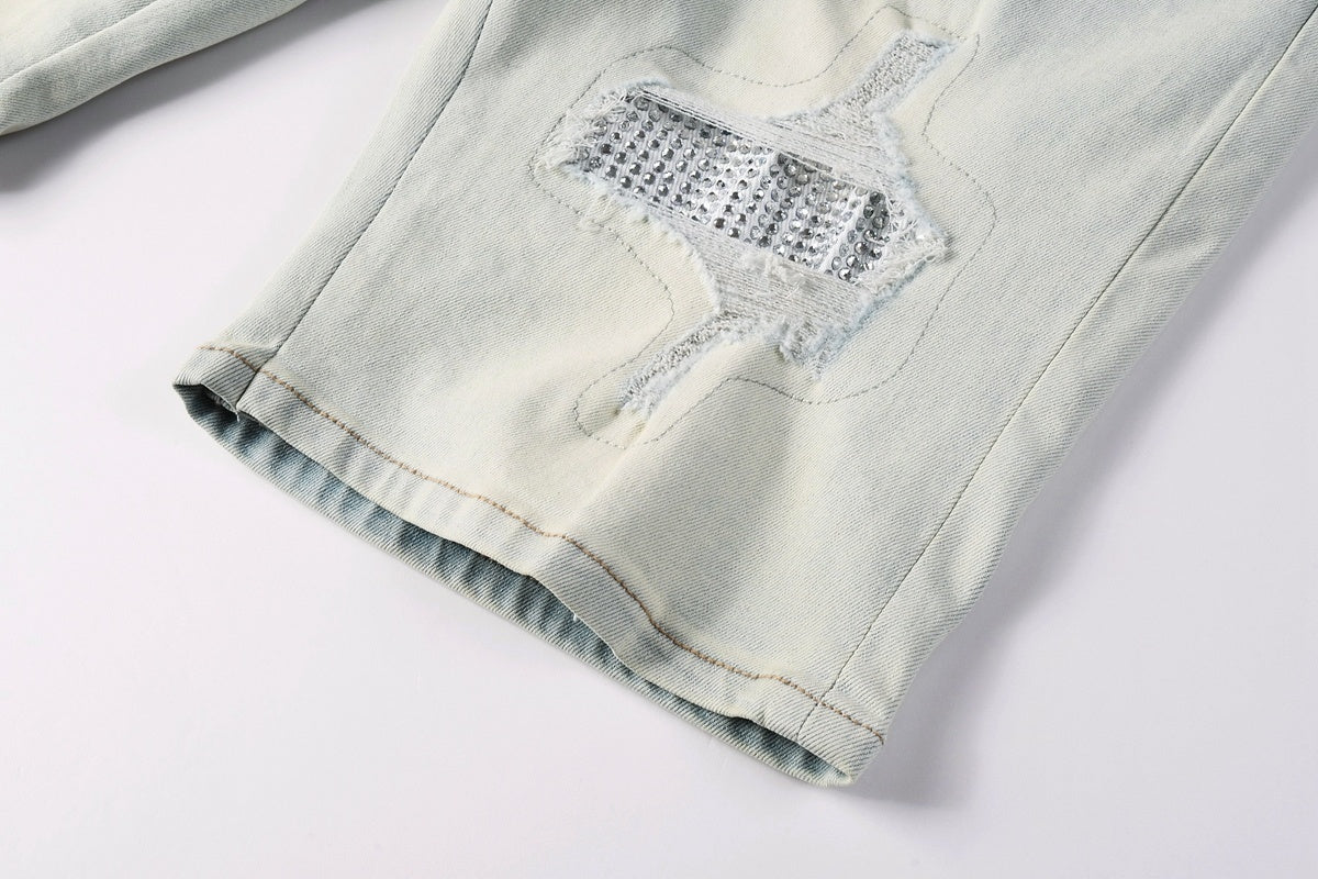 QC AMIRI Denim Shorts 6002