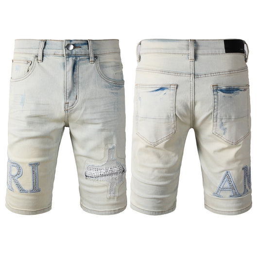 QC AMIRI Denim Shorts   6002