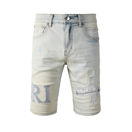 QC AMIRI Denim Shorts   6002